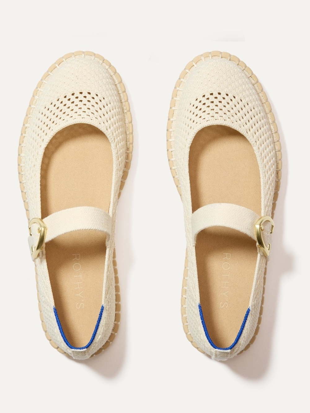 Rothy's The Espadrille Mary Jane - Jasmine Size 7.5 - Picture 1 of 6